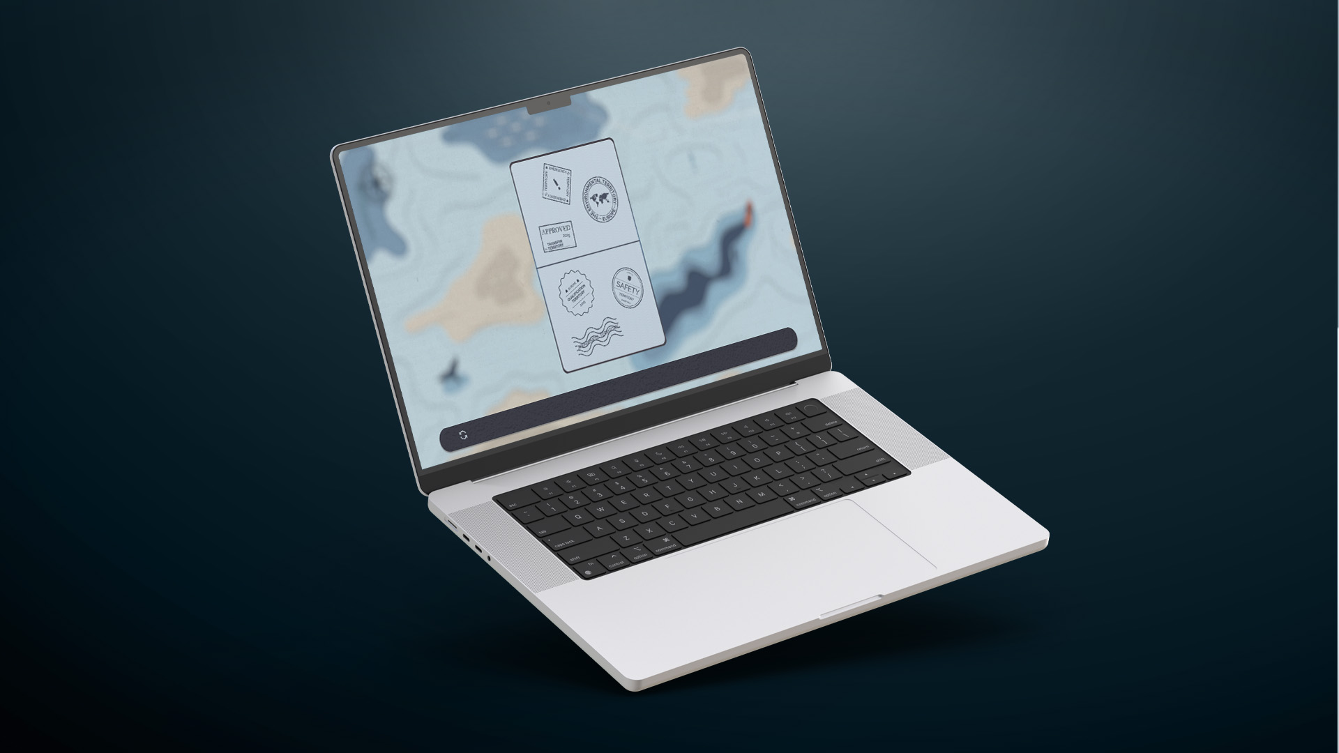Digital site induction shown on computer