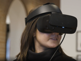 BRUNETTE WITH VR HEADSET