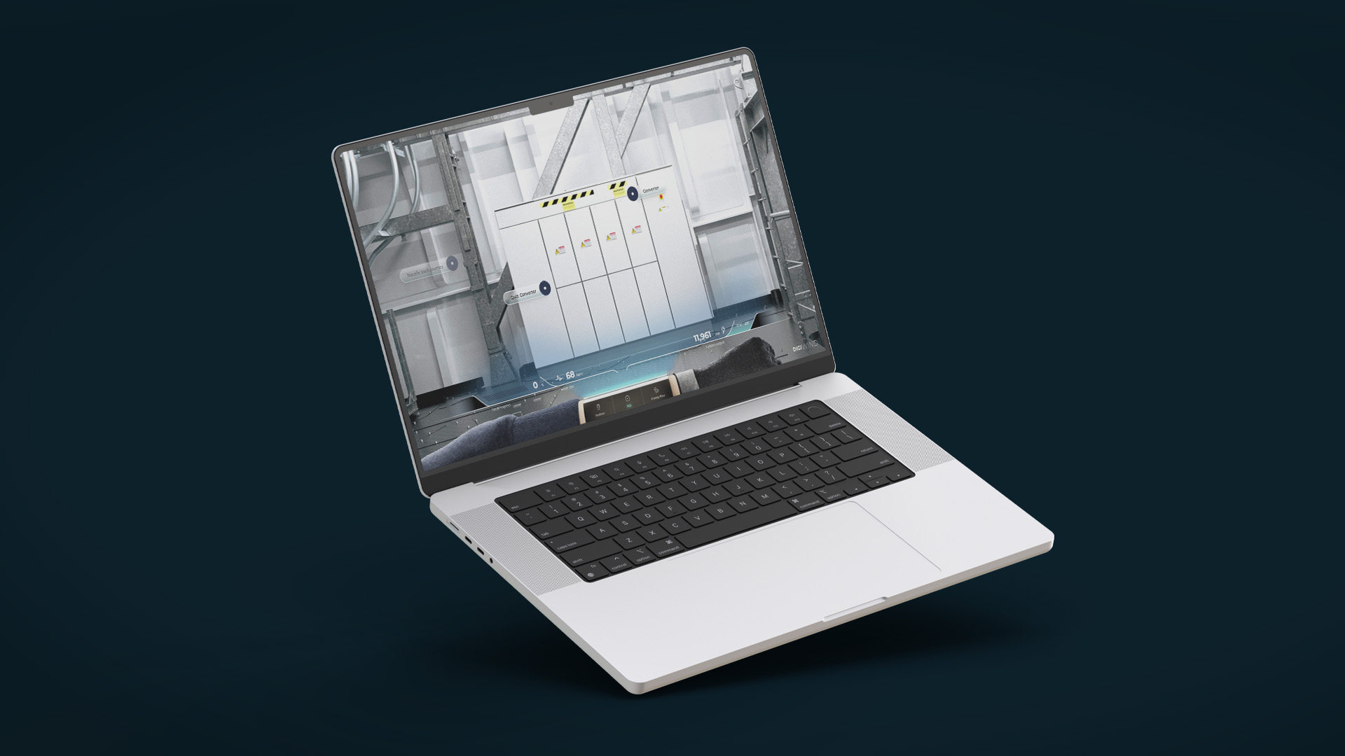 Digital simulator shown on computer